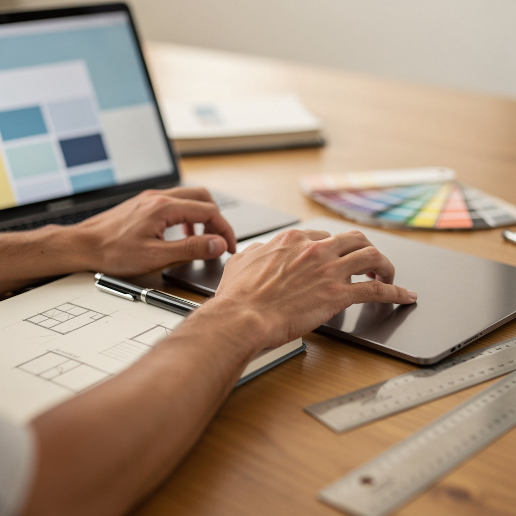 Lotus Sanctuary San Diego professional team collaborating on custom website design and development in San Diego, California